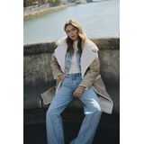 GARCIA - Tussenjas - Bruin - Omkeerbaar - Zachte Teddystof en Suèdine