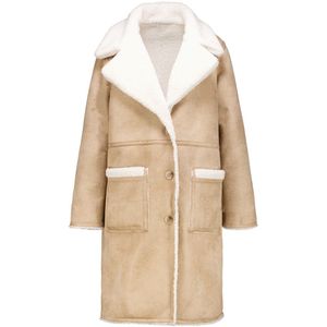 Garcia - Gj500915 - Omkeerbare Mantel - Beige - Dames
