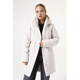 GARCIA - Technische Parka - Wit - Halflange Jas - Waterafstotend