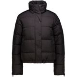 GARCIA - Cropped Pufferjas - Zwart - Dames - Waterafstotend