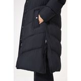 Garcia - GJ500905-60 - Damesjas - Zwart - Pufferdesign - Lange Lengte