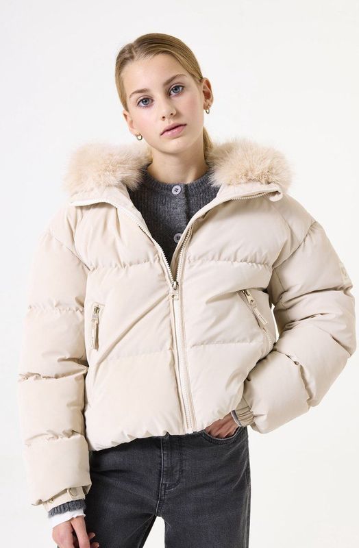 GARCIA - Oversized Pufferjas - Groen - Winterjas