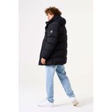 GARCIA - Halflange Gewatteerde Puffer - Jas - Zwart