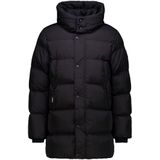 GARCIA - Halflange Gewatteerde Puffer - Jas - Zwart