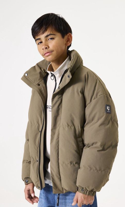 GARCIA - Gewatteerde Pufferjas - Groen - Jongens