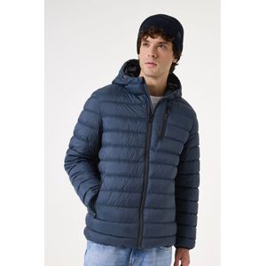 GARCIA - Licht Gewatteerde Pufferjas - Blauw - Regular Fit