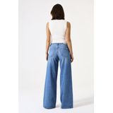 GARCIA - Celia - Jeans - Blauw - Wide Fit - 5-Pocket - High Waist