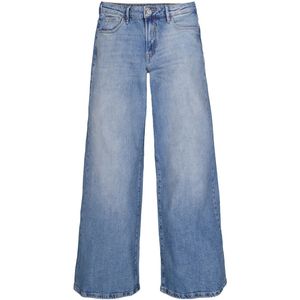 GARCIA - Celia - Jeans - Blauw - Wide Fit - 5-Pocket - High Waist