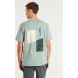 CHASIN' - Shirt 'Reco' - Mintgroen - Jersey - Ronde Hals