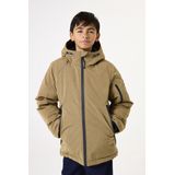 GARCIA - Jongen Jas - Groen - Gewatteerd - Waterafstotend