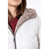 GARCIA - Omkeerbare Jas - Bruin - Imitatiebont - Waterafstotend