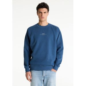 Chasin' - Regent Round - Sweater - Blauw - Loose Fit