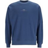 Chasin' - Regent Round - Sweater - Blauw - Loose Fit