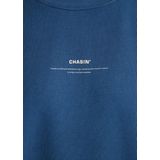 Chasin' - Regent Round - Sweater - Blauw - Loose Fit