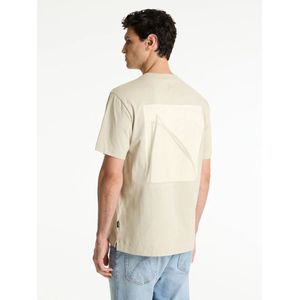 Chasin' - Shutter - T-shirt - Beige - Loose Fit - Ronde Hals