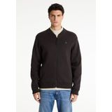 Chasin' - Nash Bomber - Vest - Donkerbruin - Regular Fit