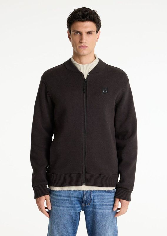 Chasin' - Nash Bomber - Vest - Donkerbruin - Regular Fit