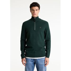 CHASIN' - Oscar Half Zip - Trui - Donkergroen - Schipperstruien
