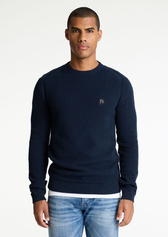 CHASIN' - Guide - Gebreide Trui - Donkerblauw