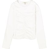 GARCIA - Longsleeve T-shirt - Wit - Viscose/Elastaan