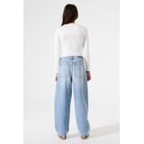 GARCIA - Longsleeve T-shirt - Wit - Viscose/Elastaan