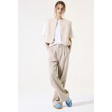 GARCIA - Gilet - Bruin - Leopardprint - 100% Gerecycled Polyester