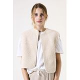 GARCIA - Gilet - Bruin - Leopardprint - 100% Gerecycled Polyester