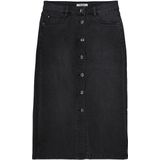 GARCIA - Midi Rok - Zwart - 79% Katoen, 20% Gerecycled Katoen, 1% Elastaan