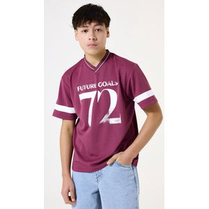 GARCIA Jongens T-shirt - Rood - Korte Mouw - 100% Gerecycled Polyester