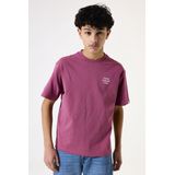 GARCIA T-shirt - Rood - Korte Mouw - 100% Gerecycled Polyester