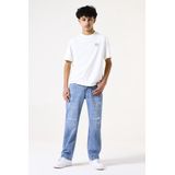 GARCIA Jongens Print T-shirt Wit Korte mouw