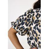 Garcia - Zomerjurk - Almond - Regular Fit - Korte Mouwen