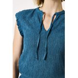 Garcia - Top G50223-5079 - T-Shirt - Blauwgroen - Zacht Materiaal