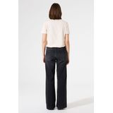 GARCIA T-shirt - Wit - Korte Mouw - V-hals - All Over Print - Regular Fit