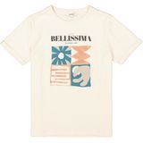 GARCIA T-shirt - Wit - Korte Mouw - V-hals - All Over Print - Regular Fit