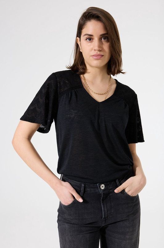 Garcia - G50203 - T-shirt - Zwart - Katoen