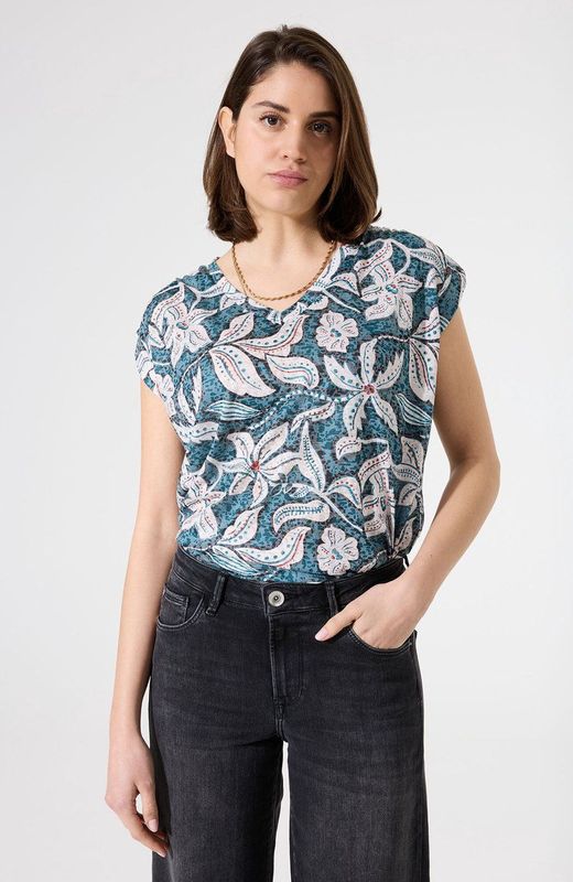 Garcia - G50202 Blouse - Dierenprint - Dameskleding