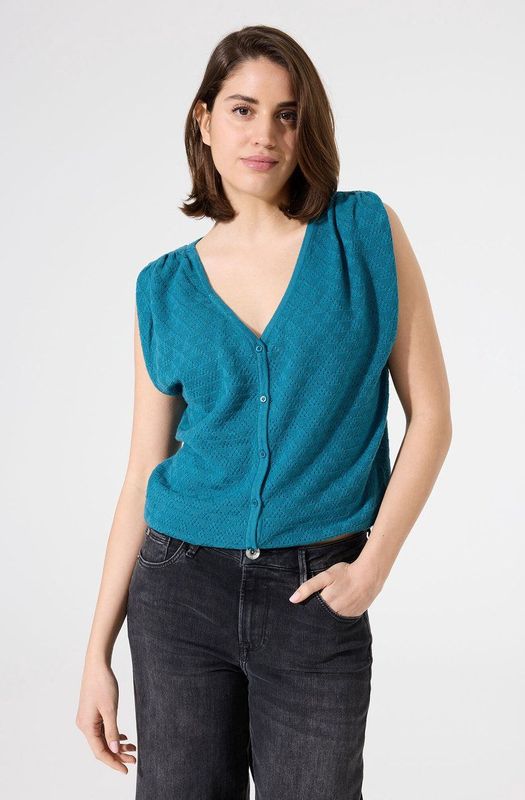 GARCIA Dames Trui Blauw Long mouw