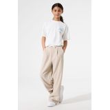 GARCIA - T-shirt - Wit - Katoen - Ronde Hals, Korte Mouwen