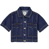 GARCIA - Jack - Blauw - Denim - Cropped met Knoopsluiting