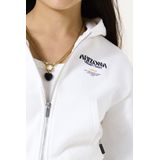 GARCIA - Vest - Wit - Katoen/Polyester - Capuchon, Lange Mouwen