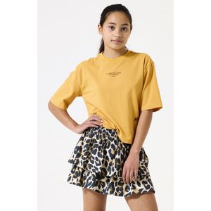 GARCIA - All Over Print Rok - Bruin - Viscose en Polyamide