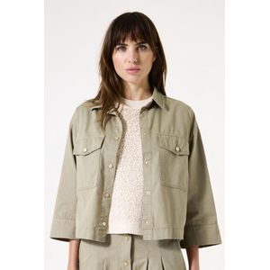 GARCIA - Cropped Jack - Groen - Katoen