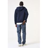 GARCIA - Vest - Blauw - Katoen/Polyester - Capuchon