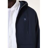 GARCIA - Vest - Blauw - Katoen/Polyester - Capuchon