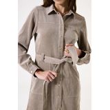 Garcia - I50281 - Korte Jurk - Gestreept - Lange Mouwen