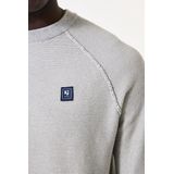 GARCIA - Gebreide Trui - Groen - 70% Katoen 30% Gerecycled Katoen