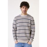 Garcia - H51042 - Trui - Beige - 100% Katoen - Lange Mouwen