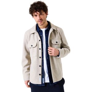 GARCIA - Overshirt - Bruin - Gerecycled Polyester - Relaxed Fit