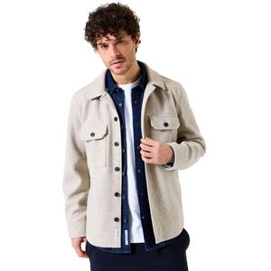 GARCIA - Overshirt - Bruin - Gerecycled Polyester - Lange Mouwen